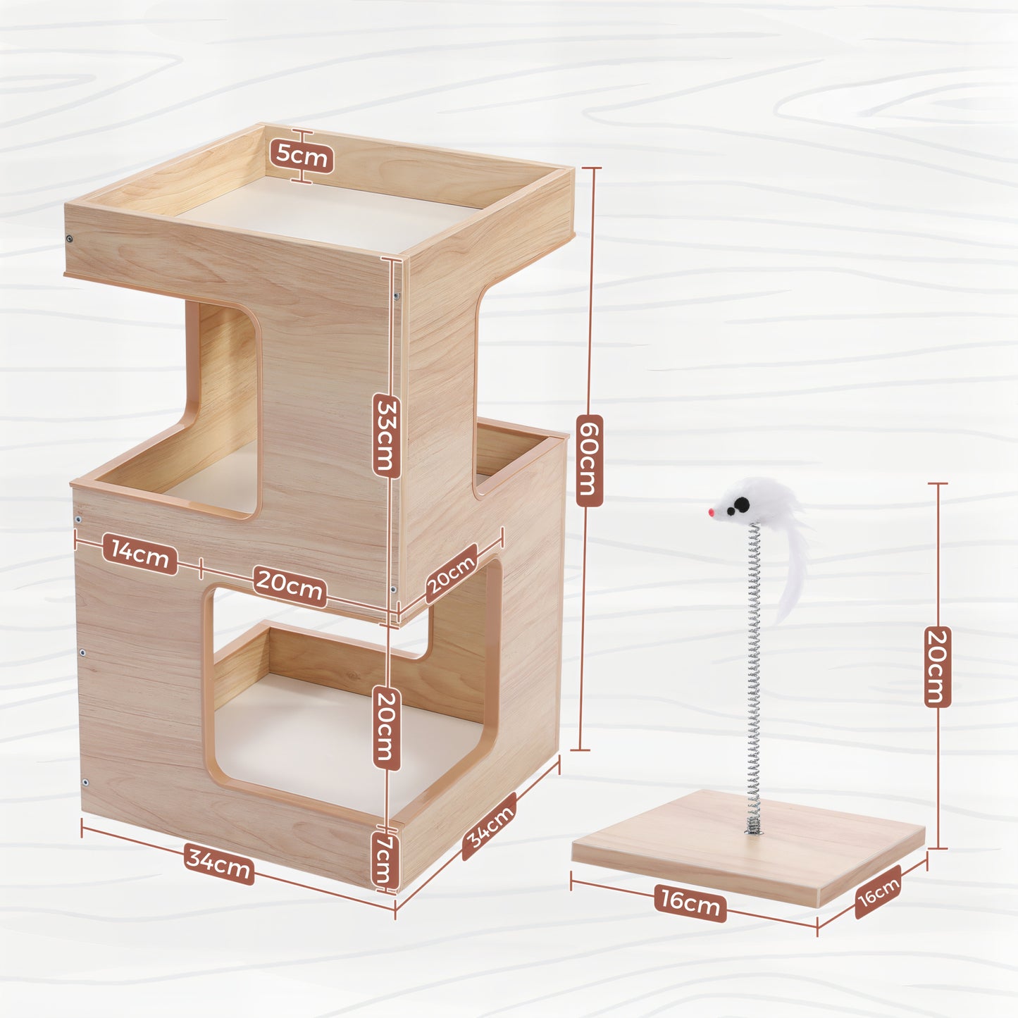 Arbre à Chat Meuble Bois