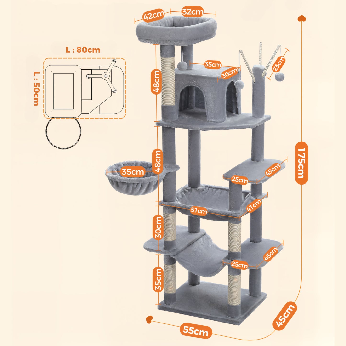 Arbre à Chat XXL Gros Chat