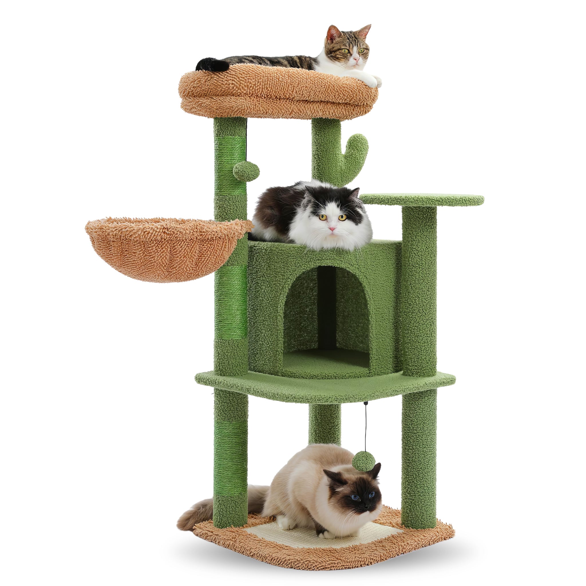 Arbre à Chat en Forme de Cactus