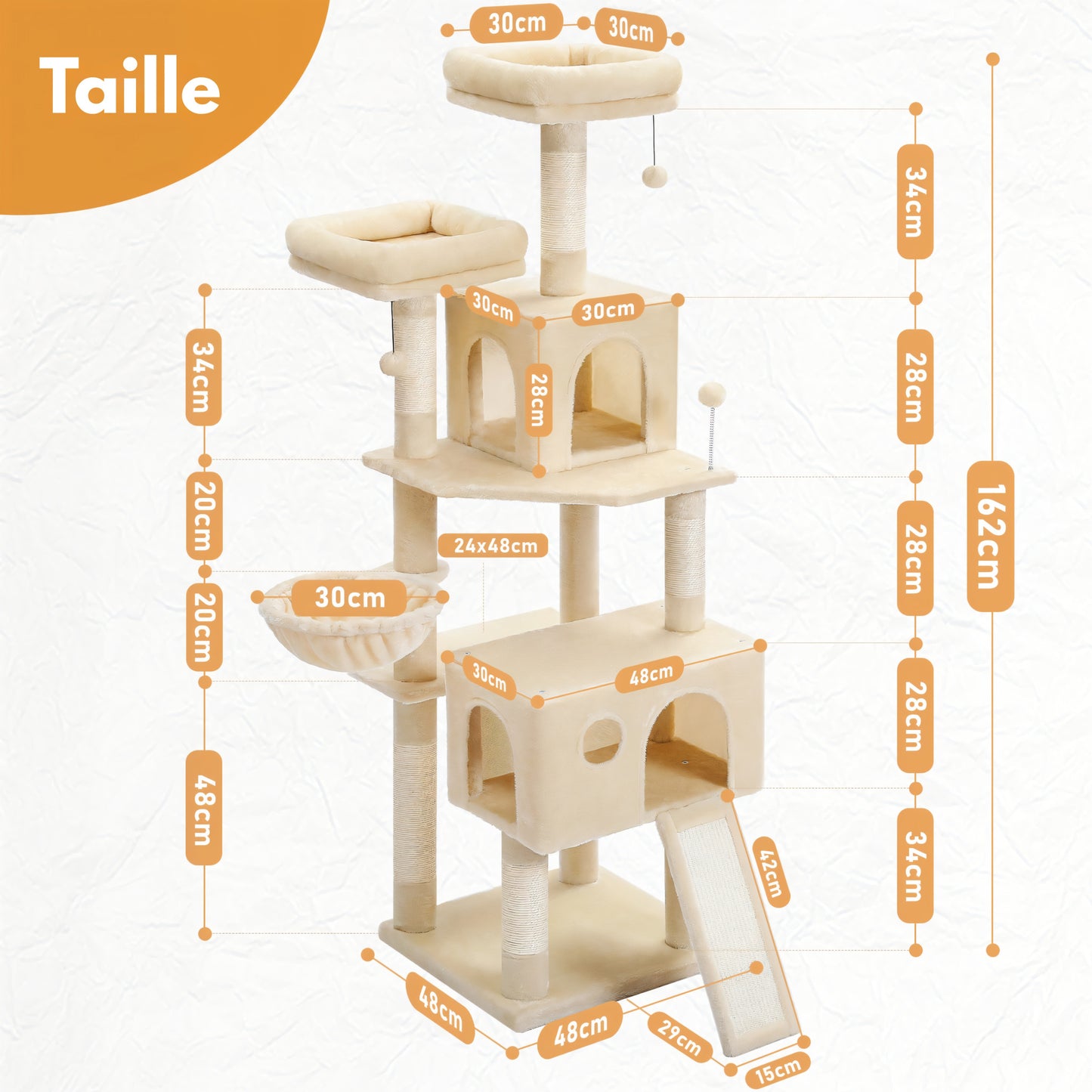 Arbre à Chat XXL Plusieurs Chats