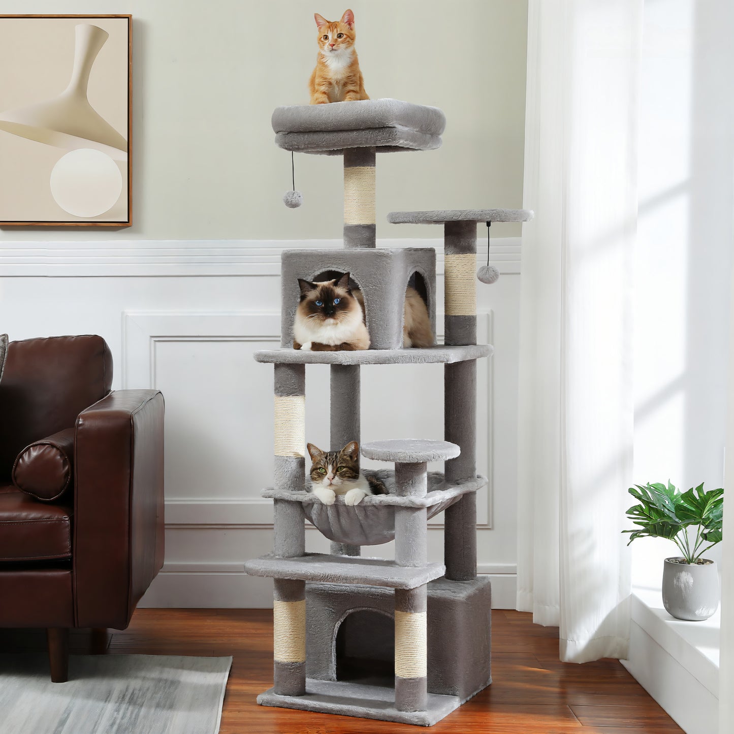 Arbre à Chat avec Grand Hamac