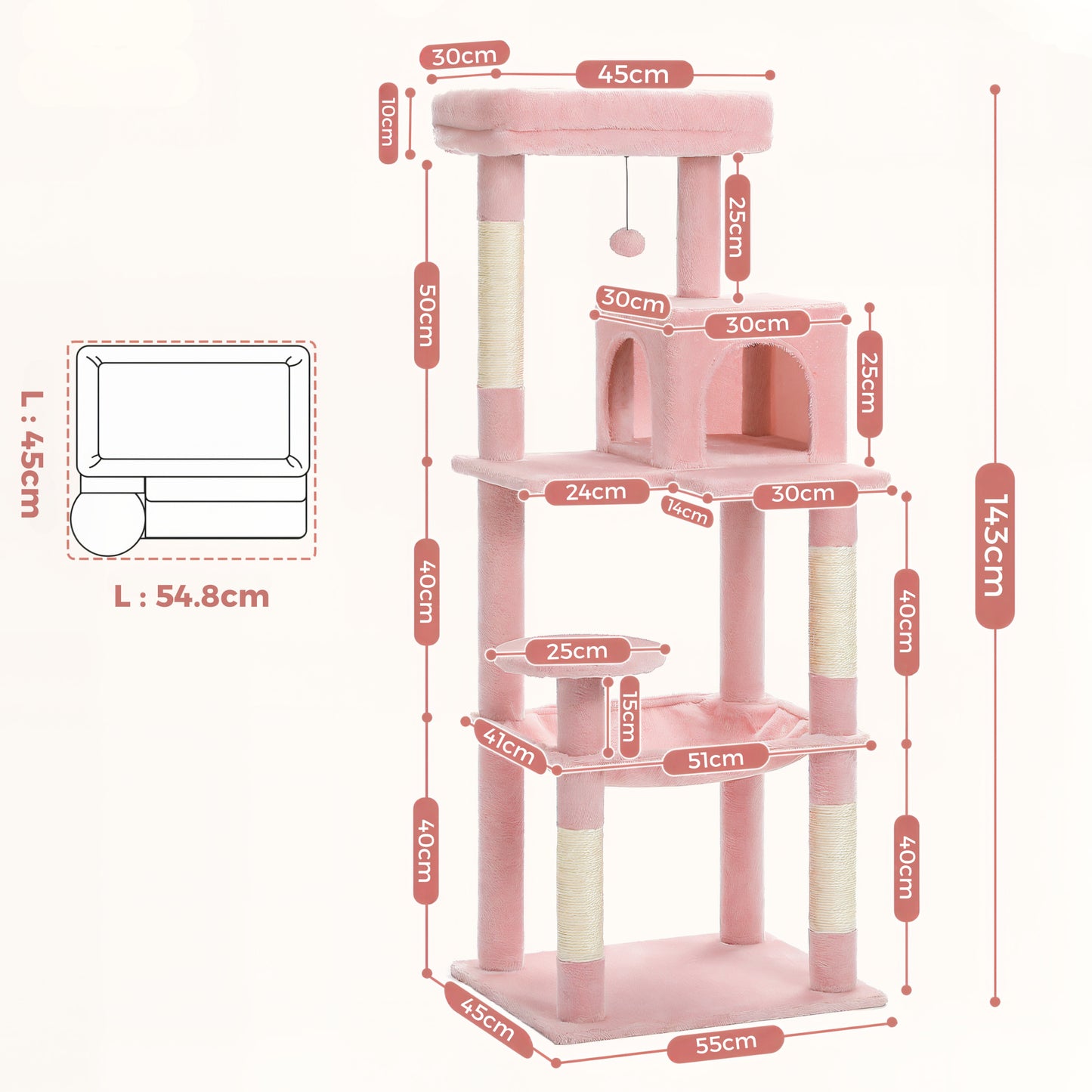 Grand Arbre à Chat Simple