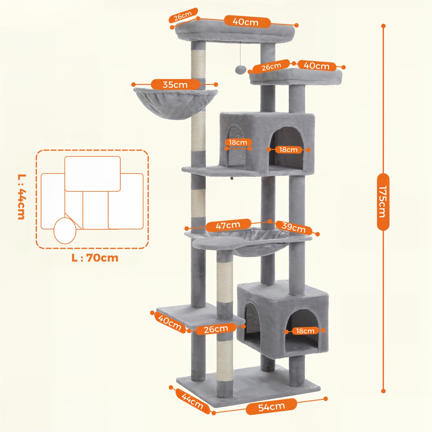 Grand Arbre à Chat XXL