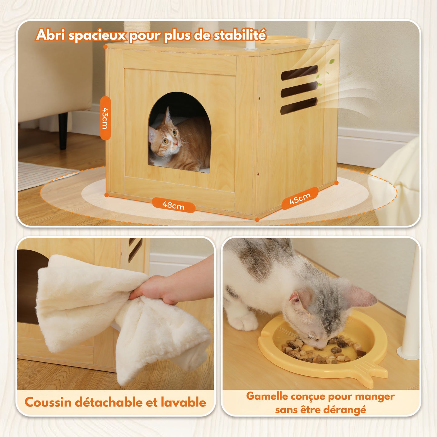 Grand Arbre à Chat Bois