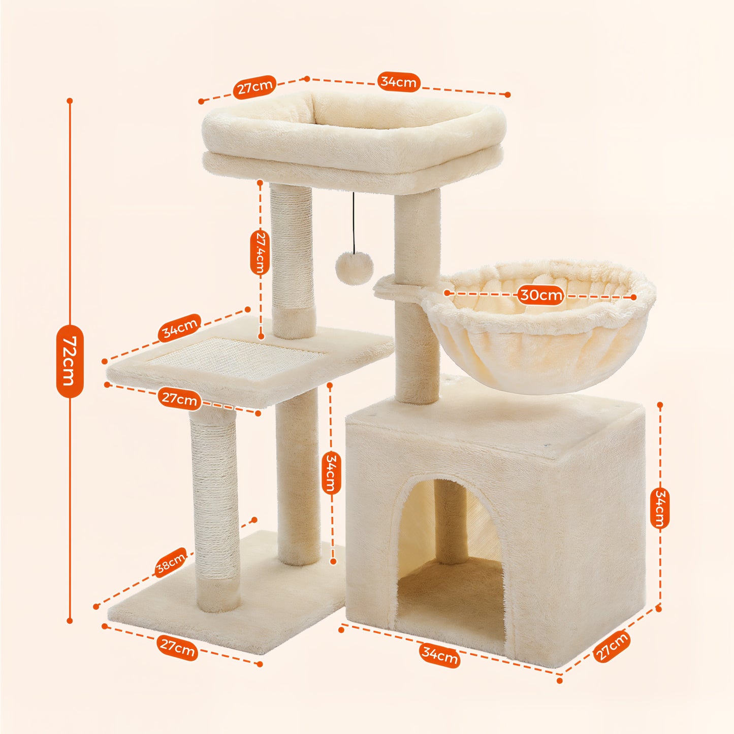 Petit Arbre à Chat Beige