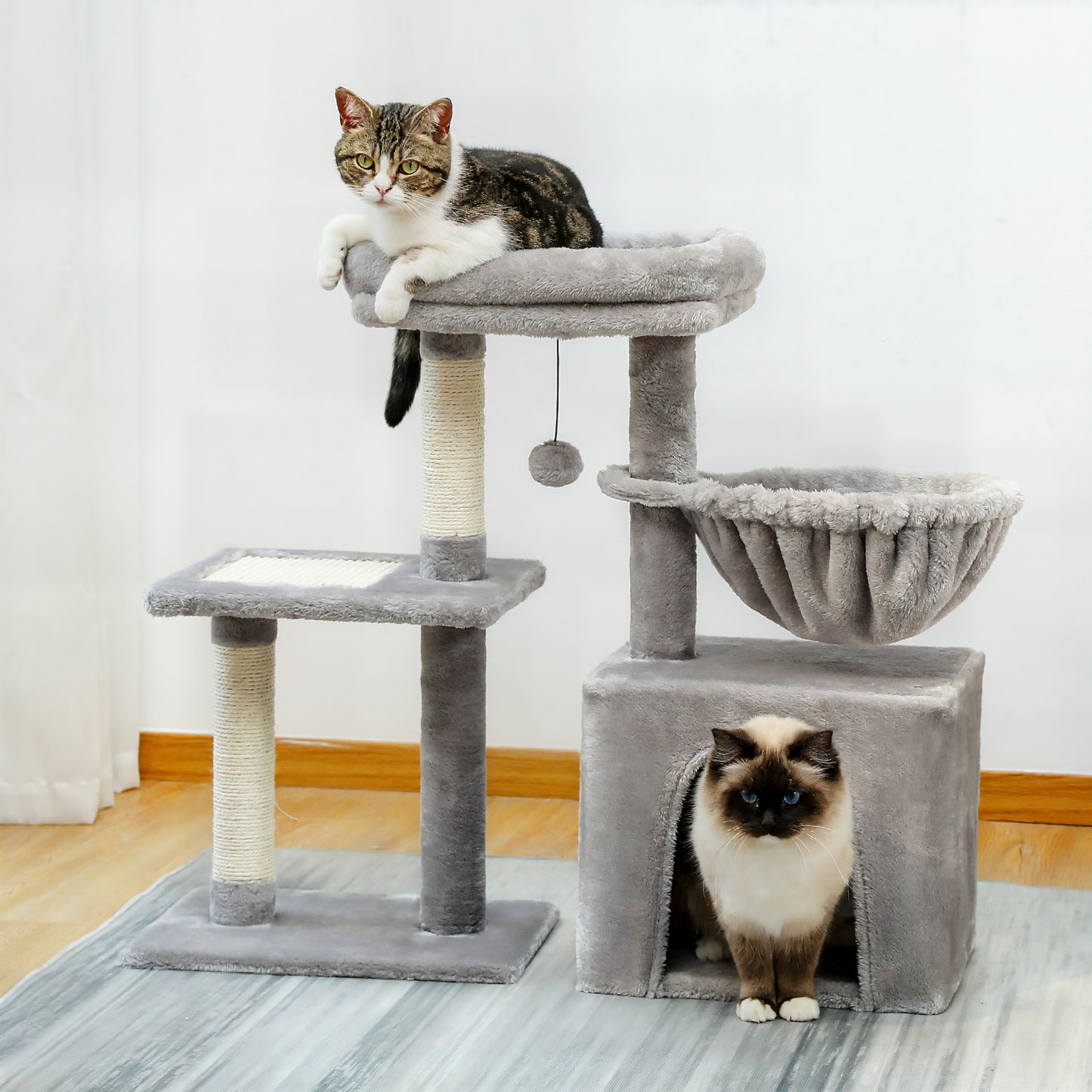 Petit Arbre à Chat Gris