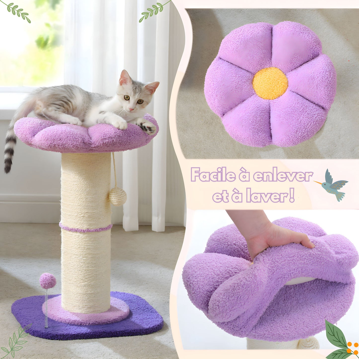PETALY - Fleur Arbre à Chat