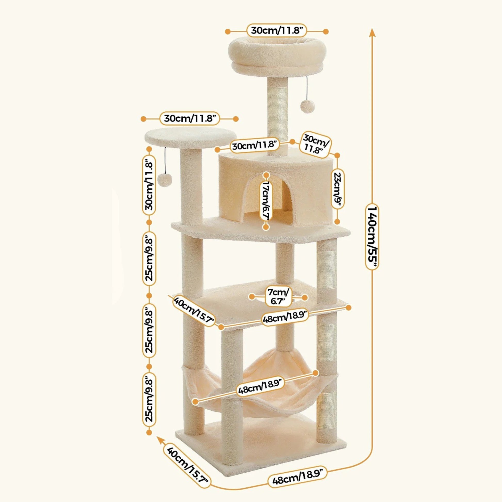 Arbre à Chat 140 cm