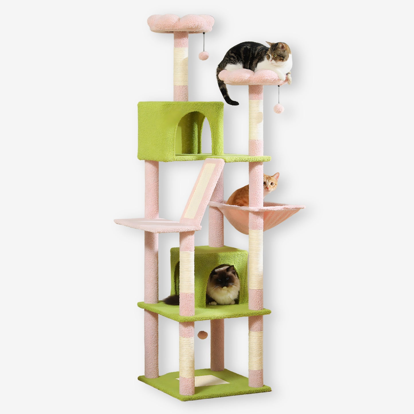 Arbre à Chat Design Fleur