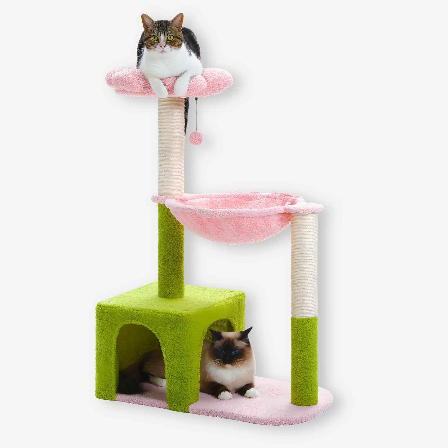 Arbre à Chat Fleur Rose