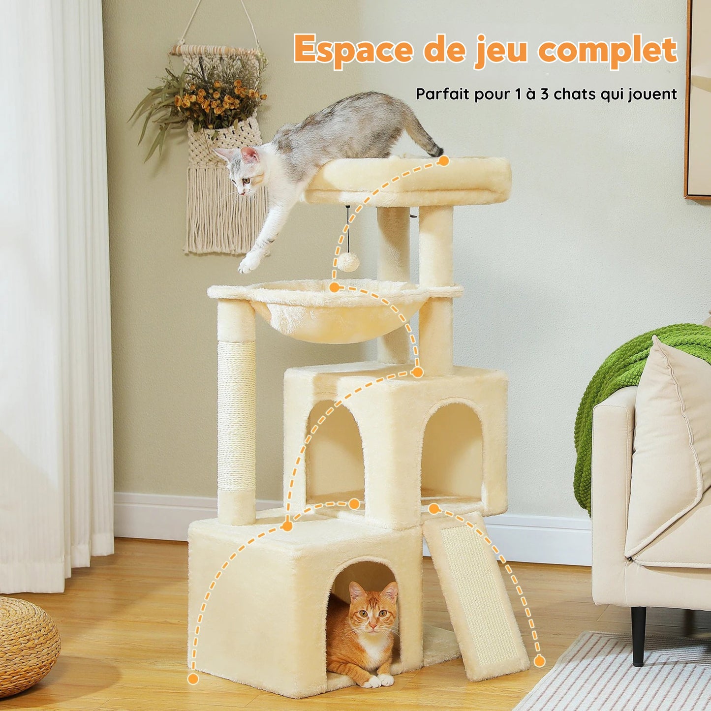 Arbre à Chat avec 2 Niches
