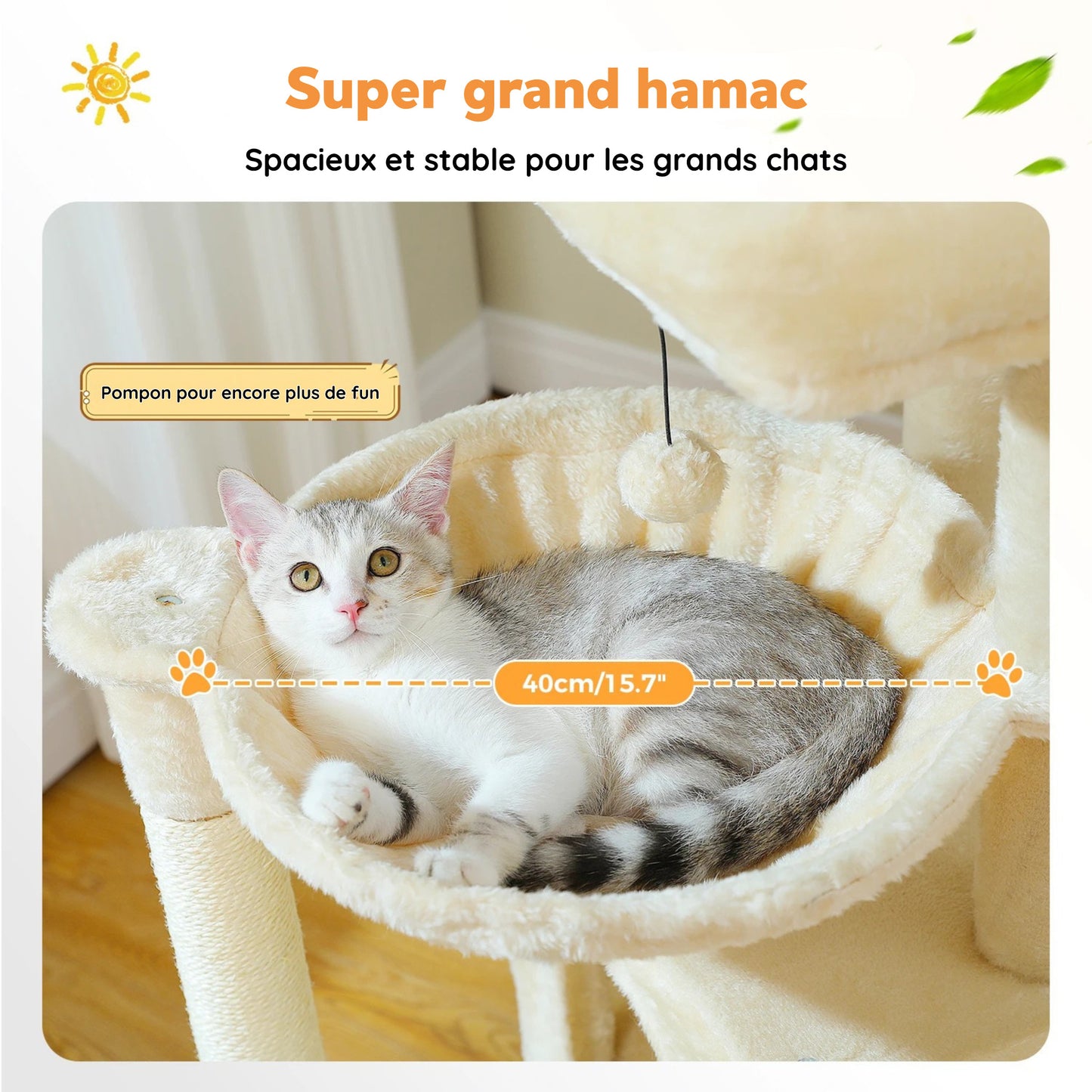 Arbre à Chat avec 2 Niches