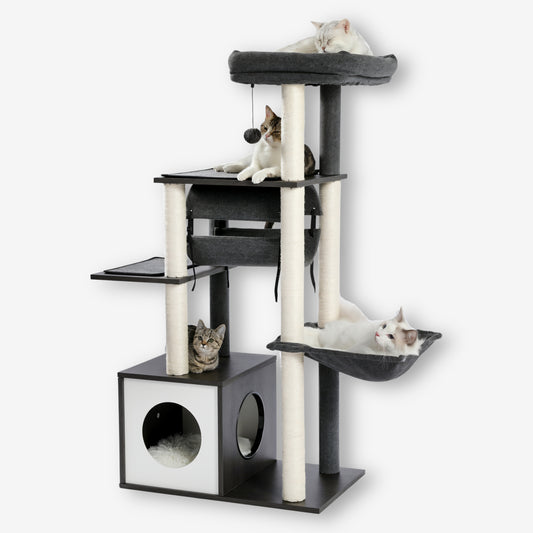 Arbre à Chat en Bois Design