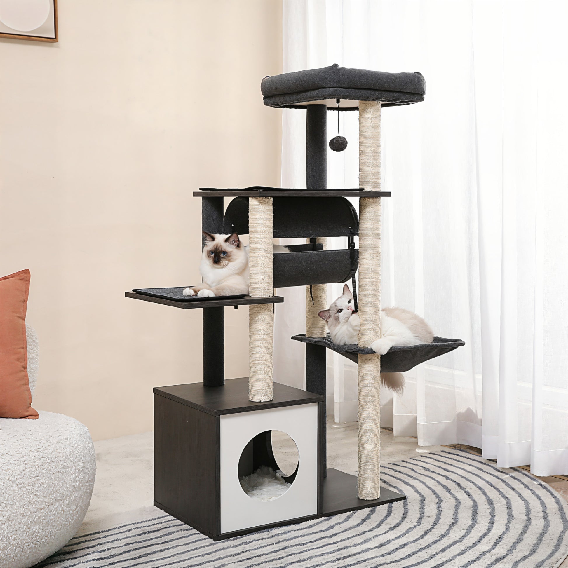 Arbre à Chat Bois Design