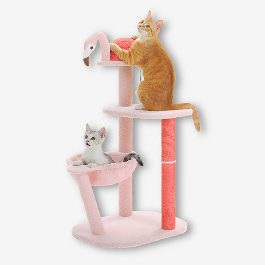 Arbre à Chat Flamant Rose