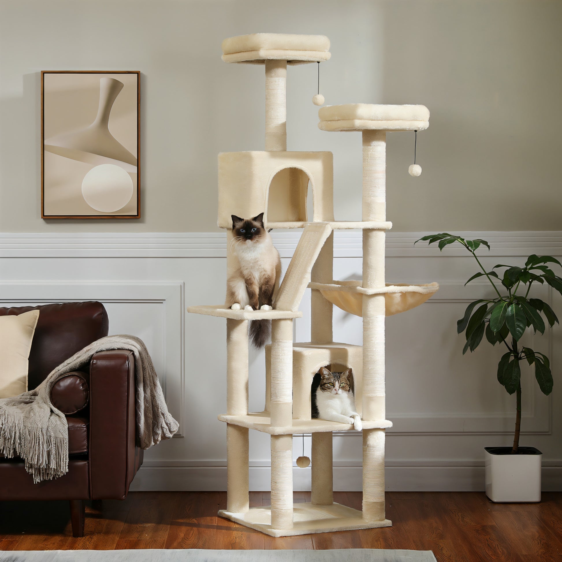 Arbre à Chat XXL Beige