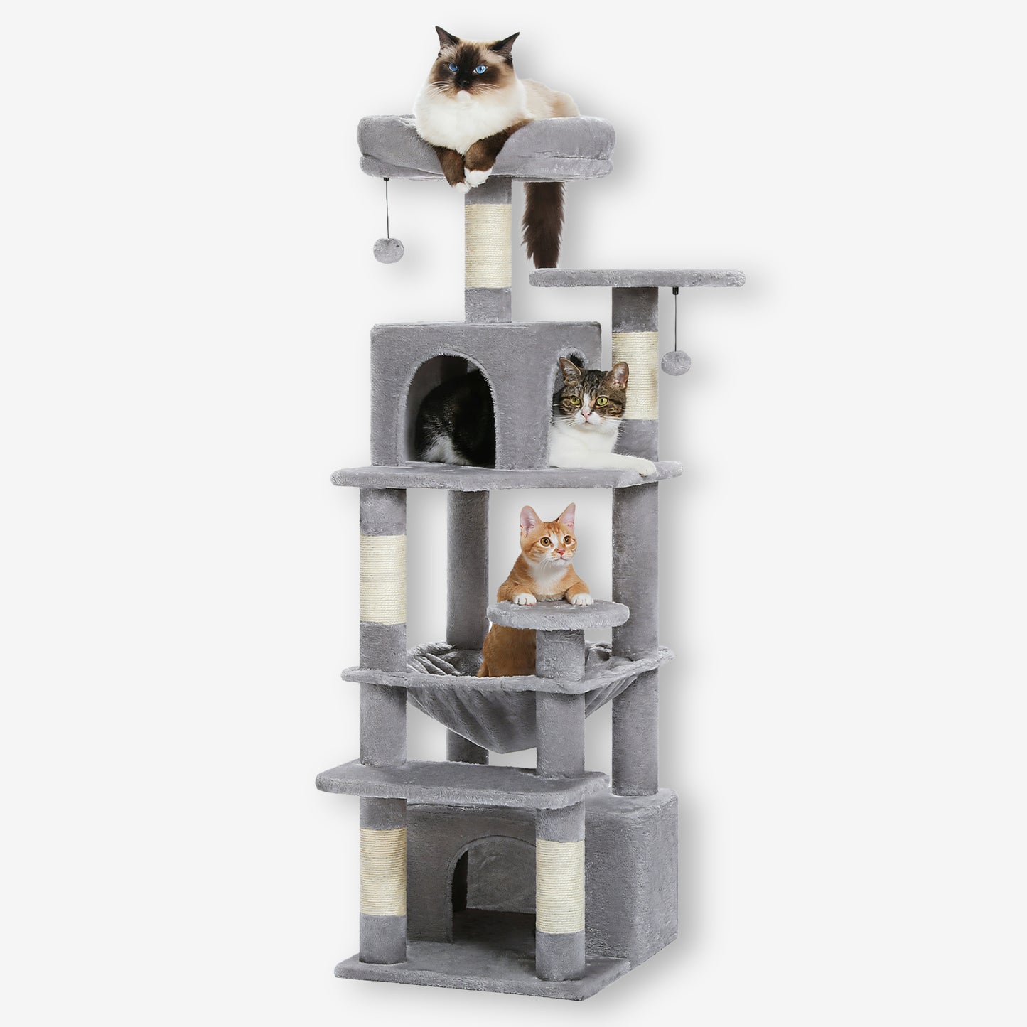 Grand Arbre à Chat Gris