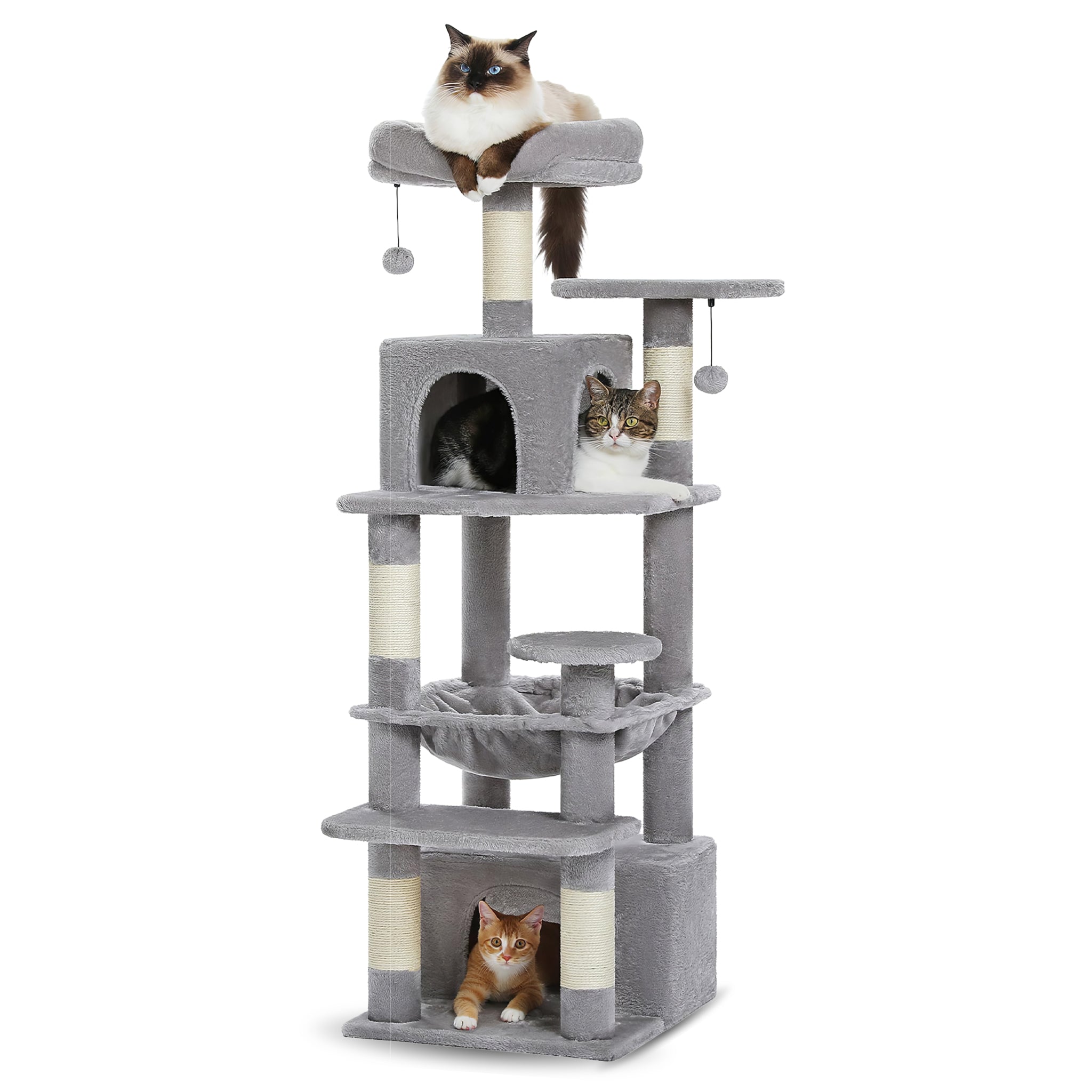 Grand Arbre à Chat Gris