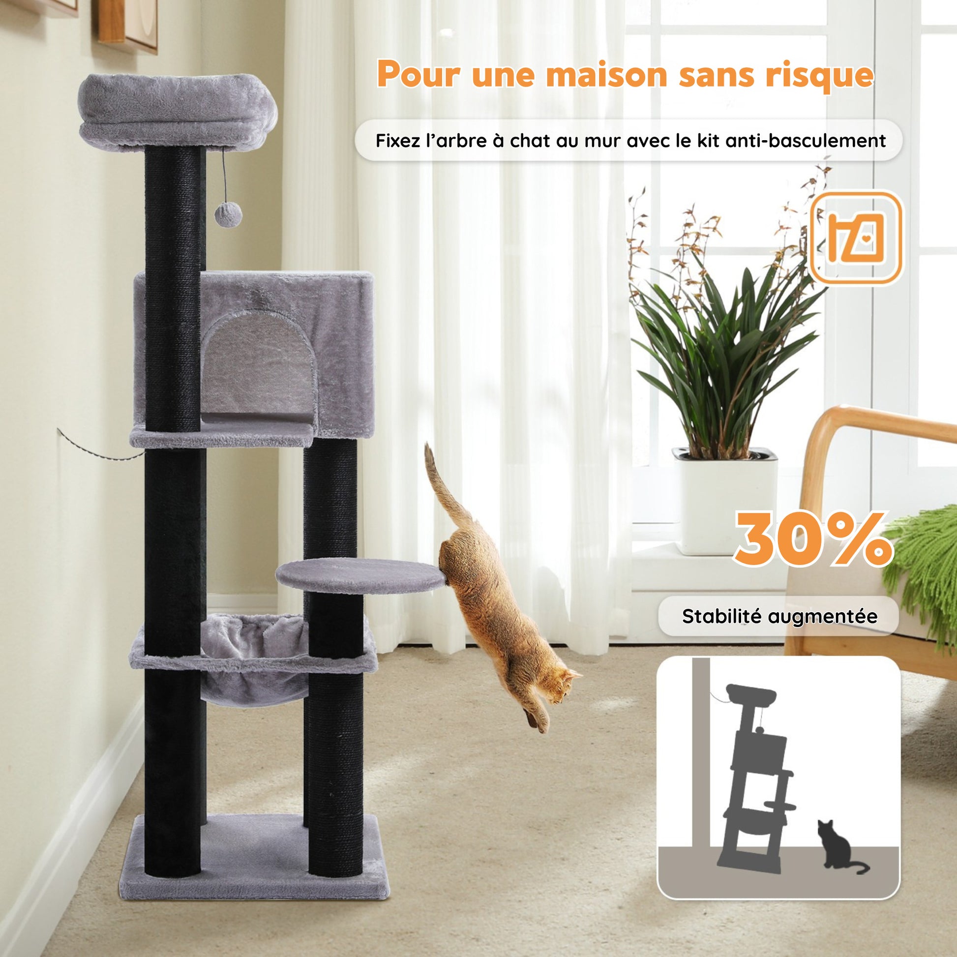 Grand Arbre à Chat Résistant