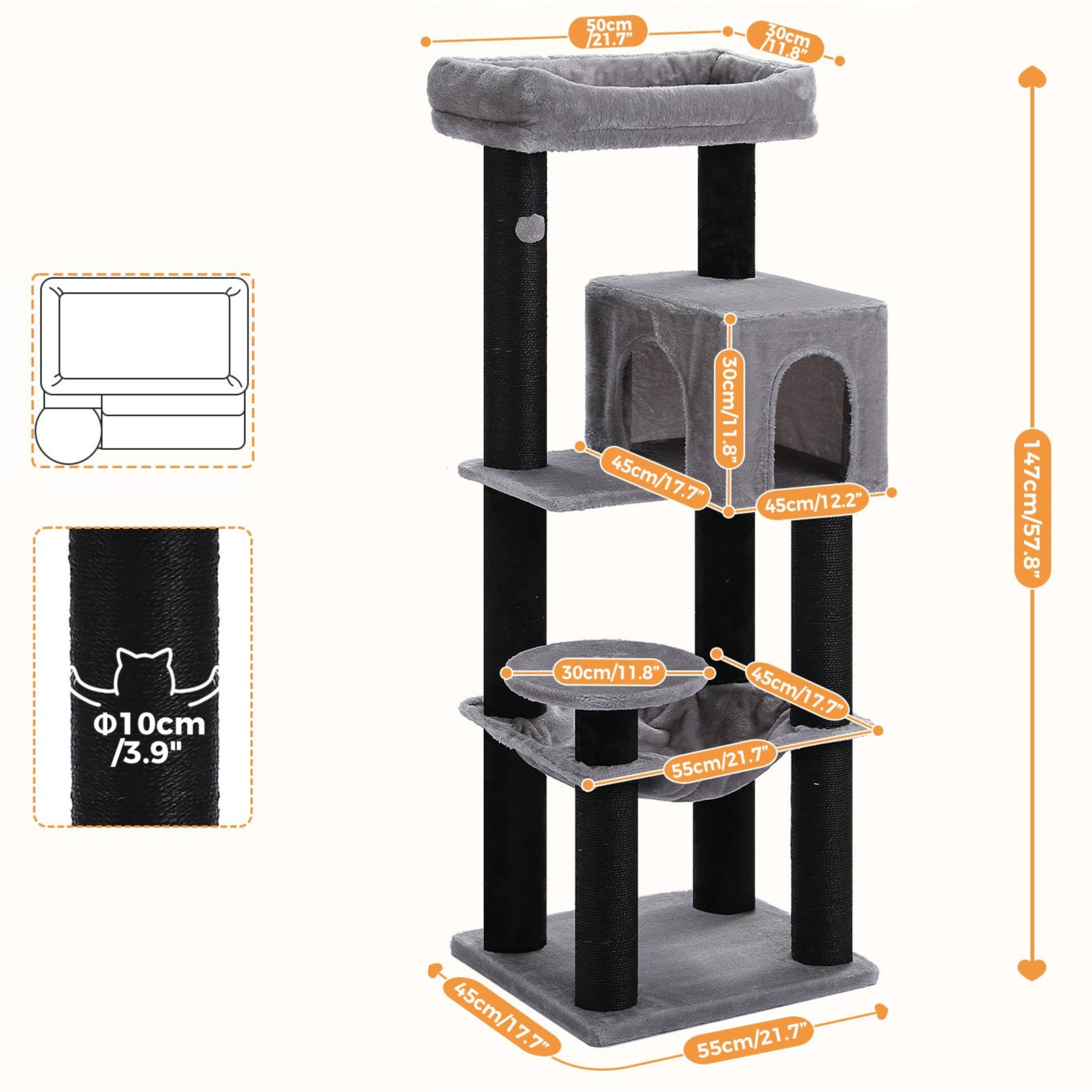 Grand Arbre à Chat Résistant