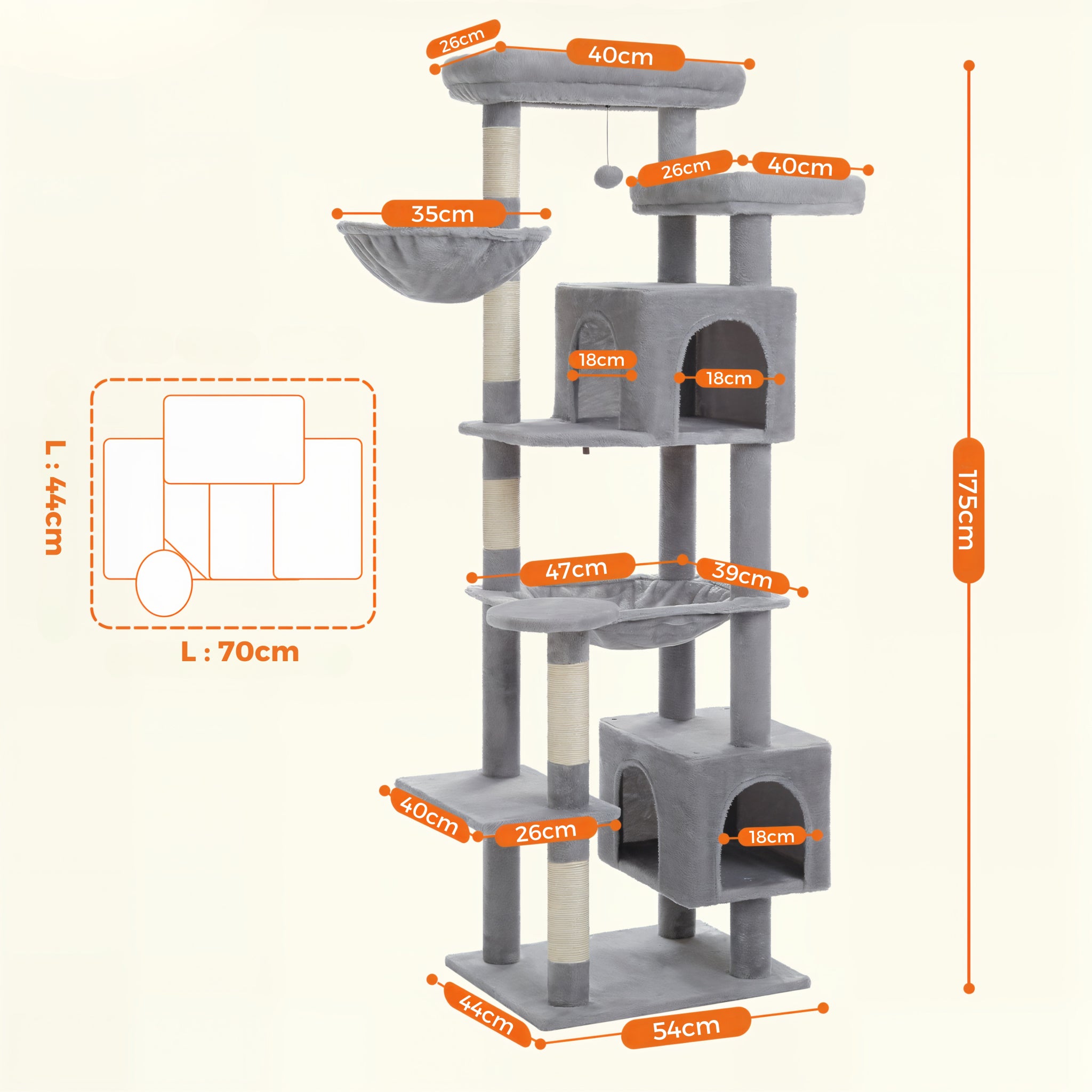 Grand Arbre à Chat XXL