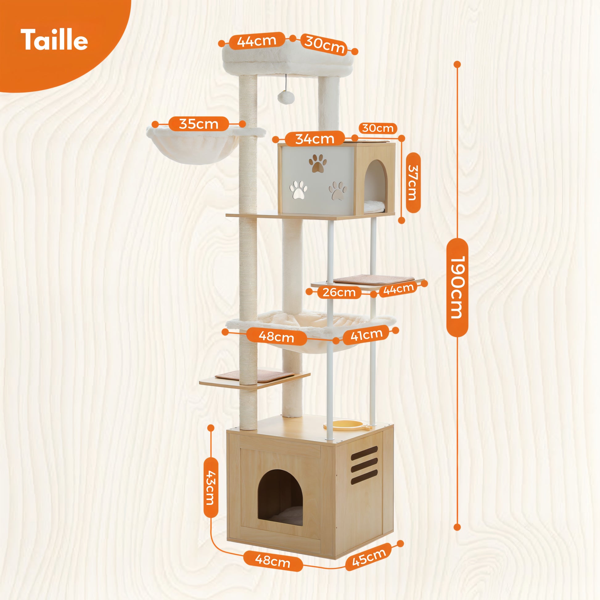 Grand Arbre à Chat Bois