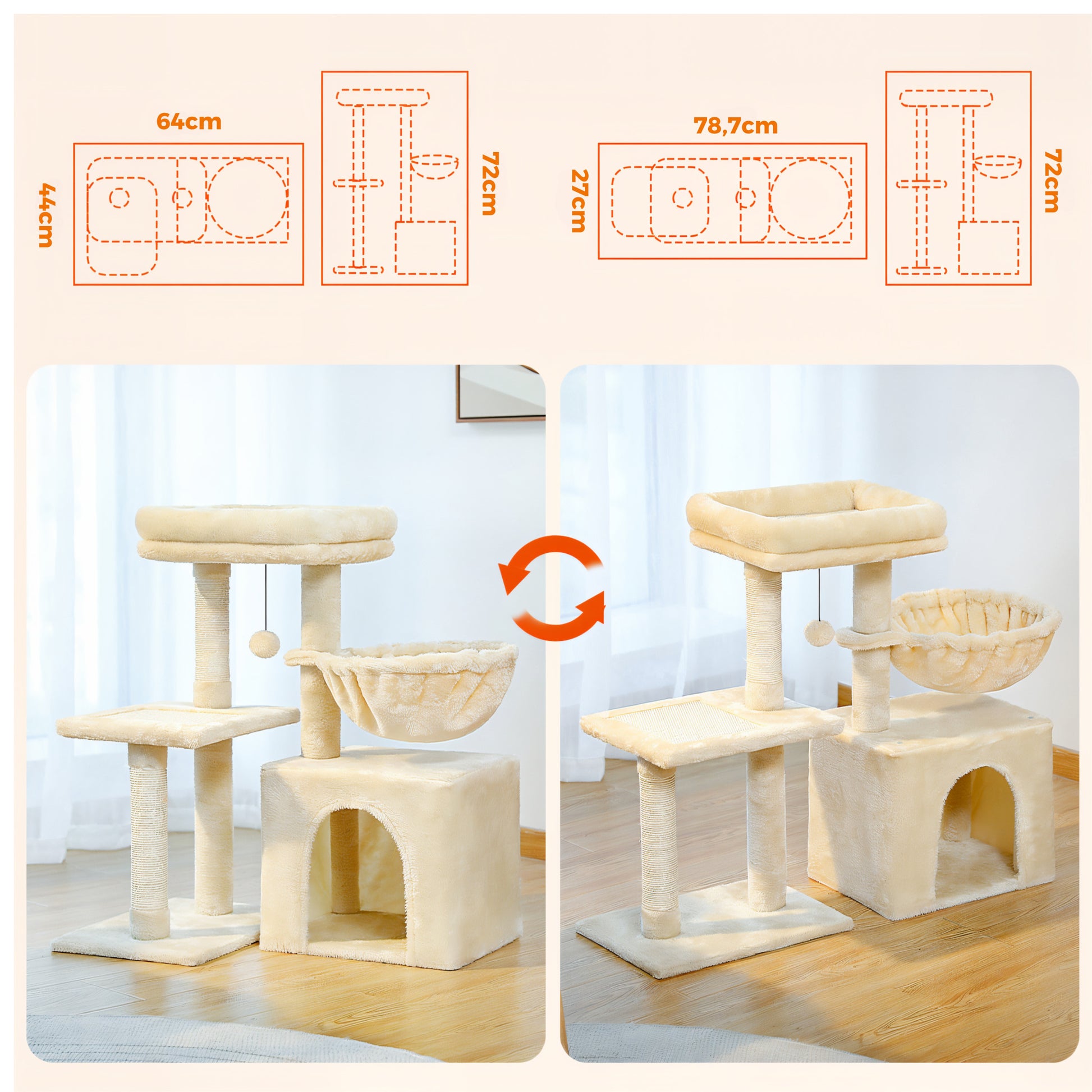 Petit Arbre à Chat Beige