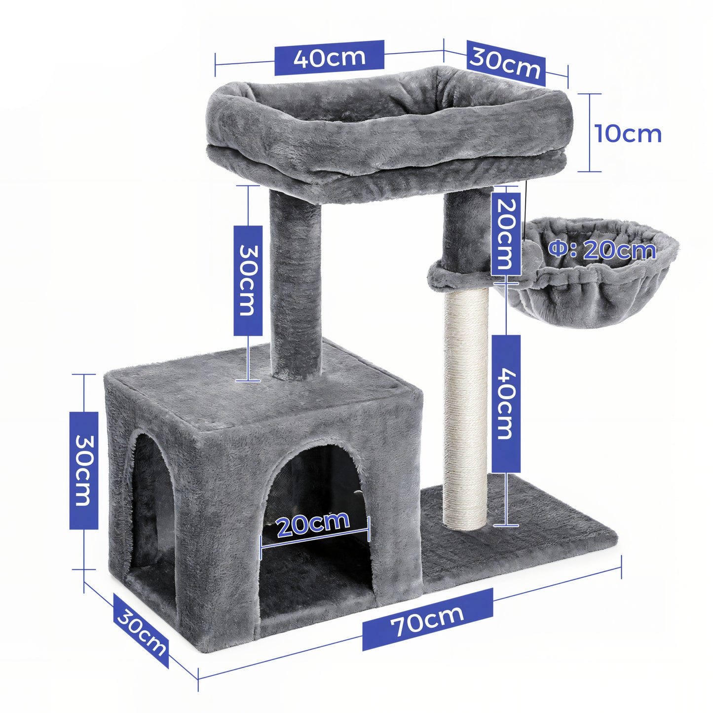 Petit Arbre à Chat avec Hamac