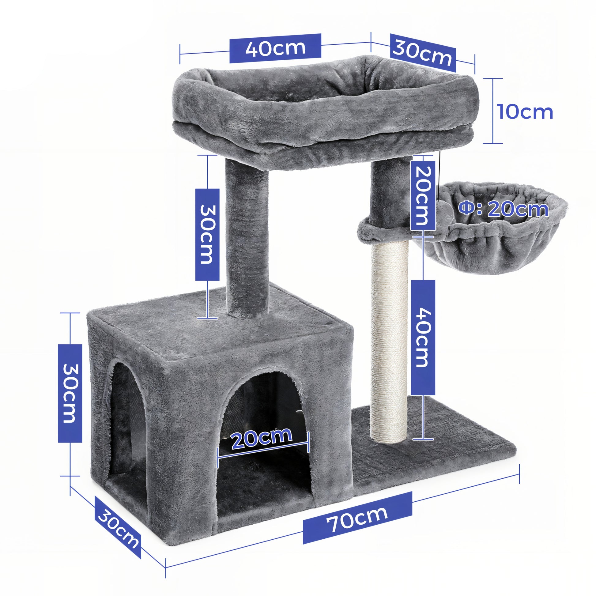 Petit Arbre à Chat avec Hamac
