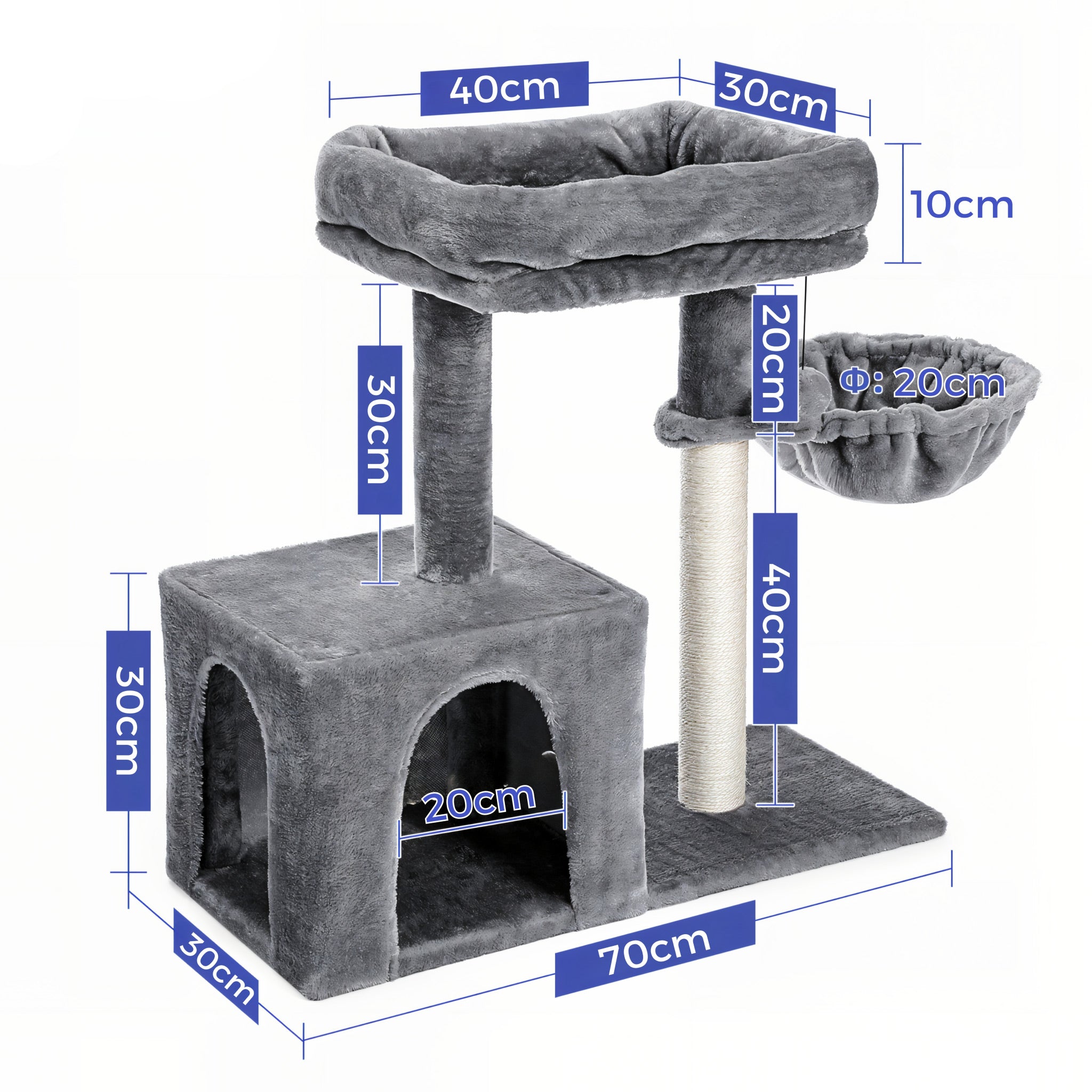 Petit Arbre à Chat avec Hamac