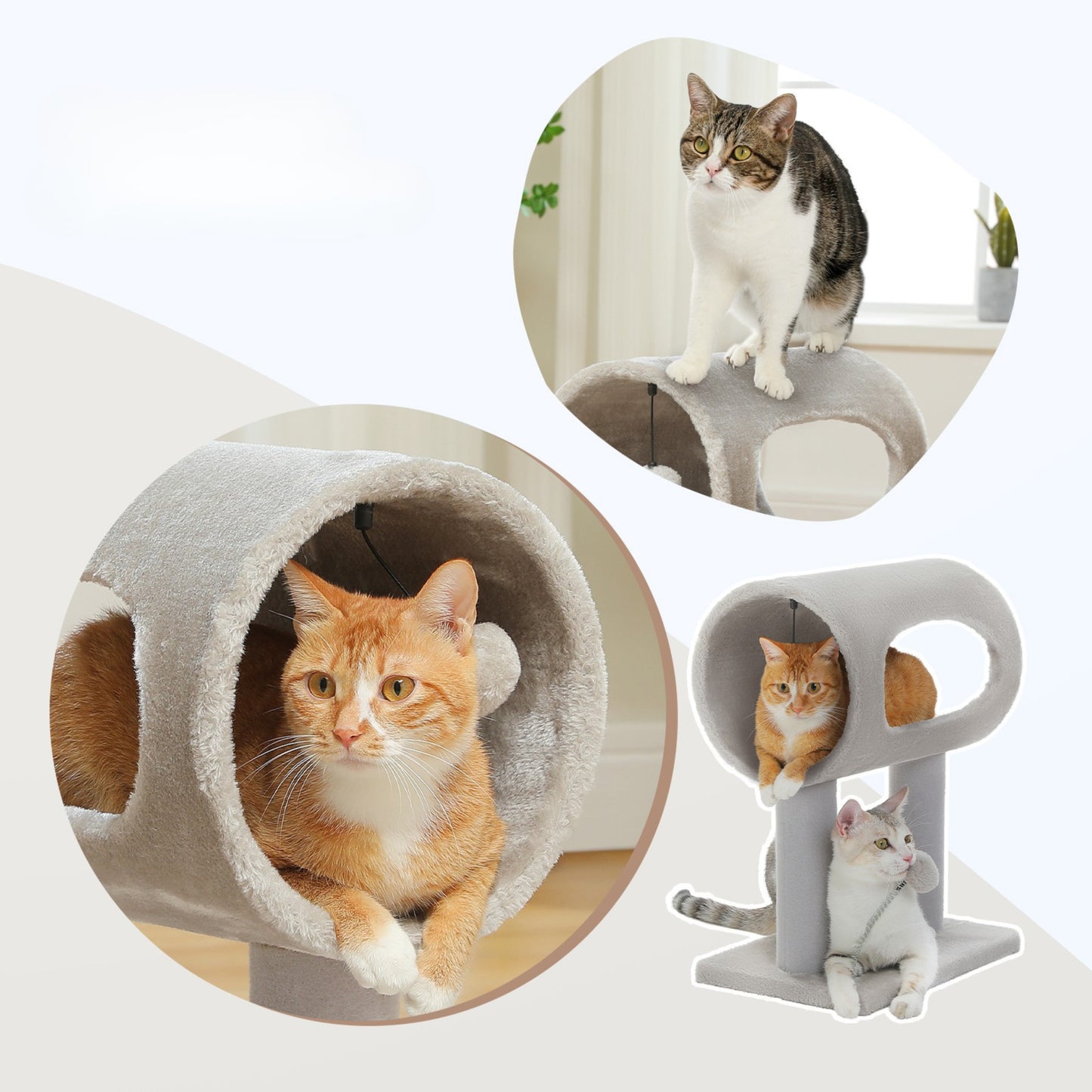 Petit Arbre à Chat avec Tunnel