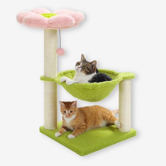 Arbre à Chat Design Fleur