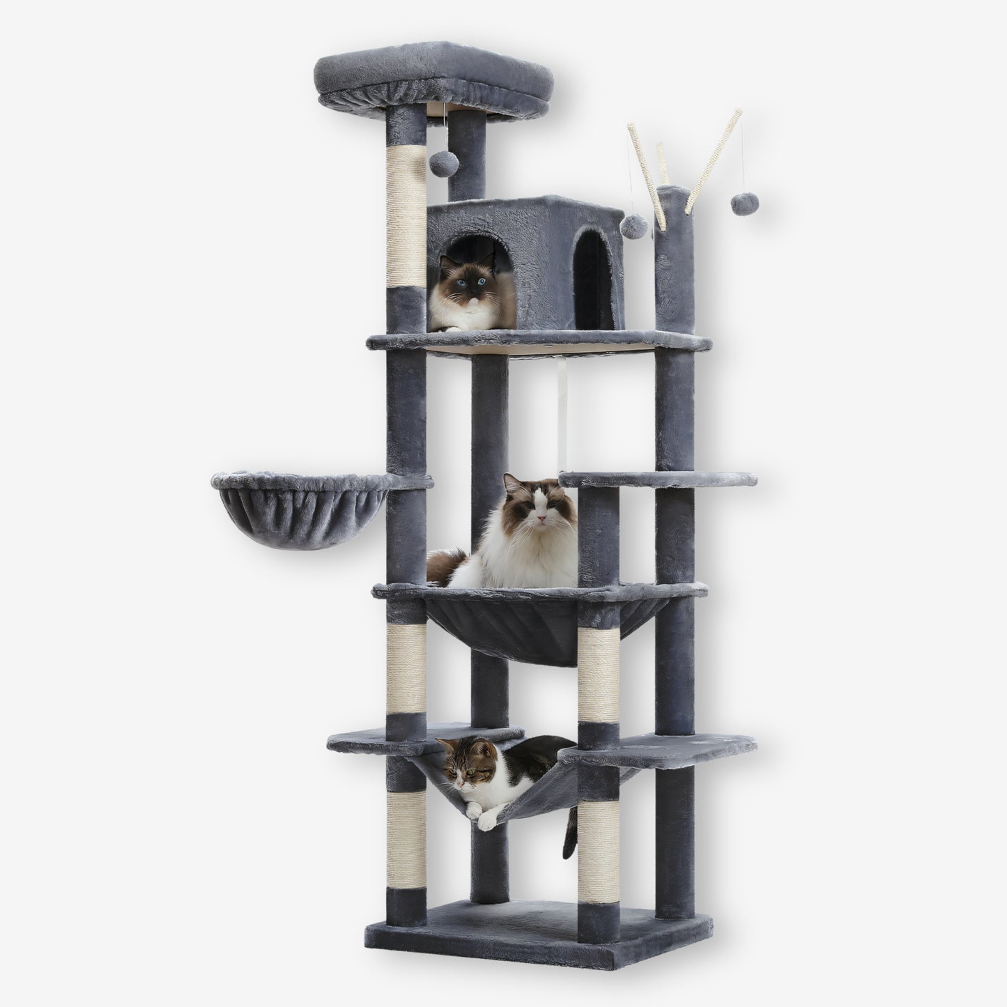 Arbre à Chat Design Gris