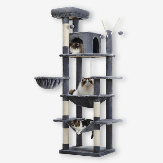 Arbre à Chat Design Gris