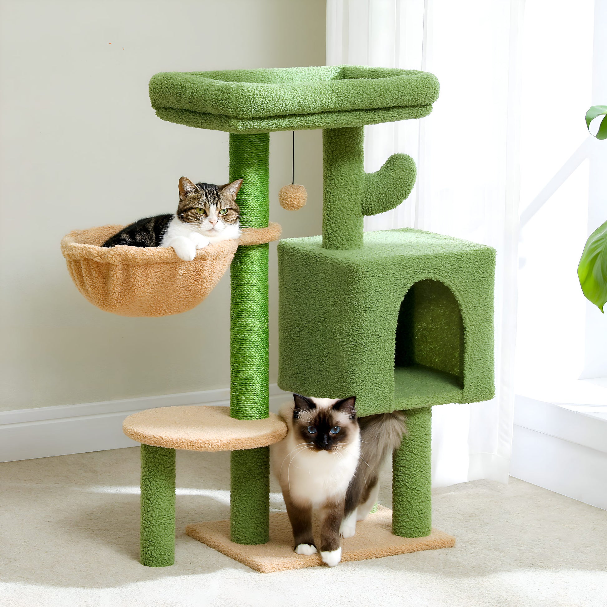 Arbre à Chat Forme Cactus