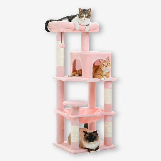 Arbre à Chat Rose Pâle