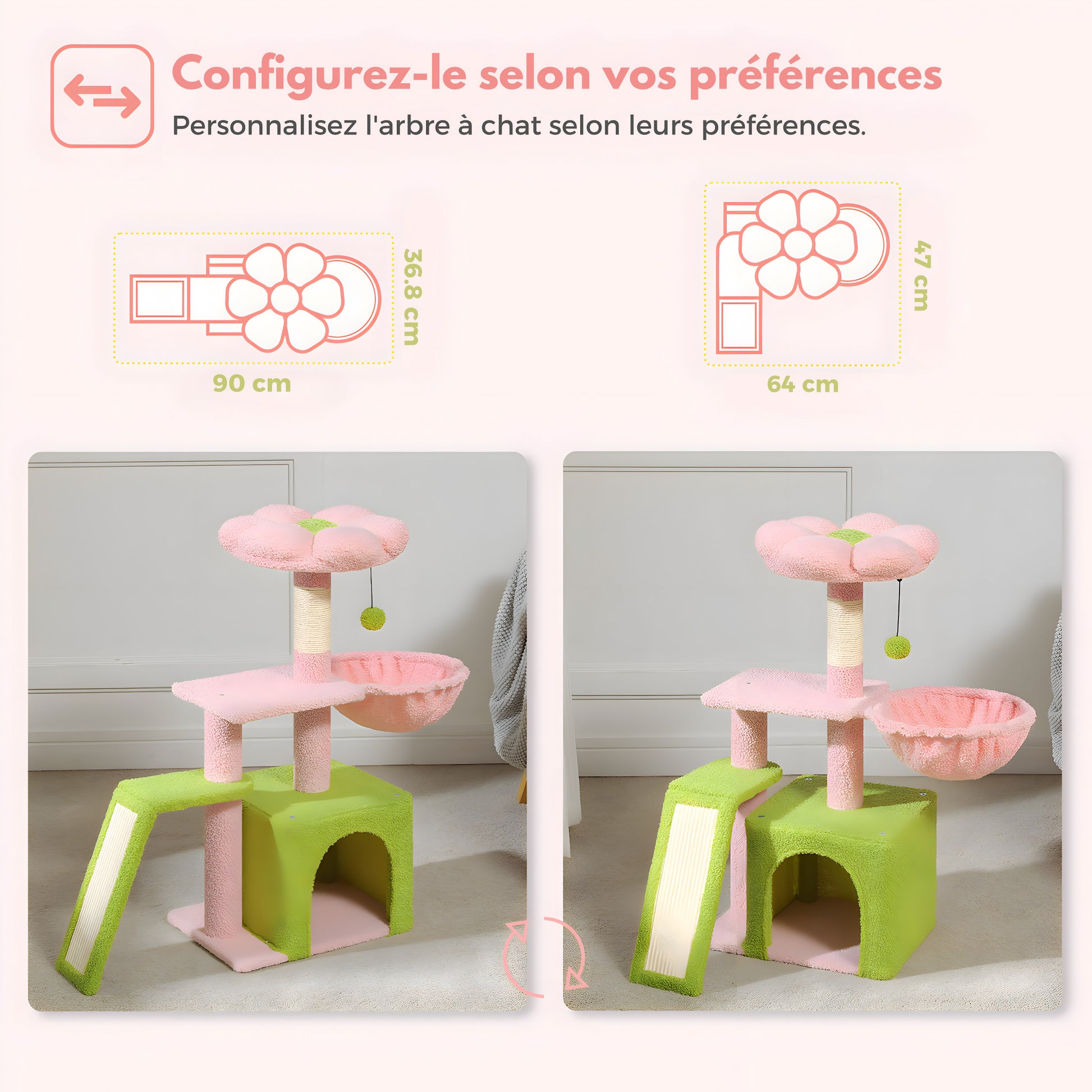 Arbre Fleuri à Chat
