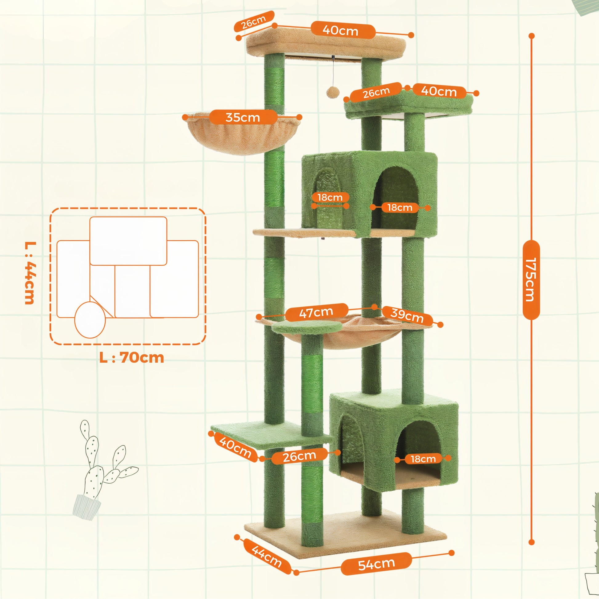 Grand Arbre à Chat XXL