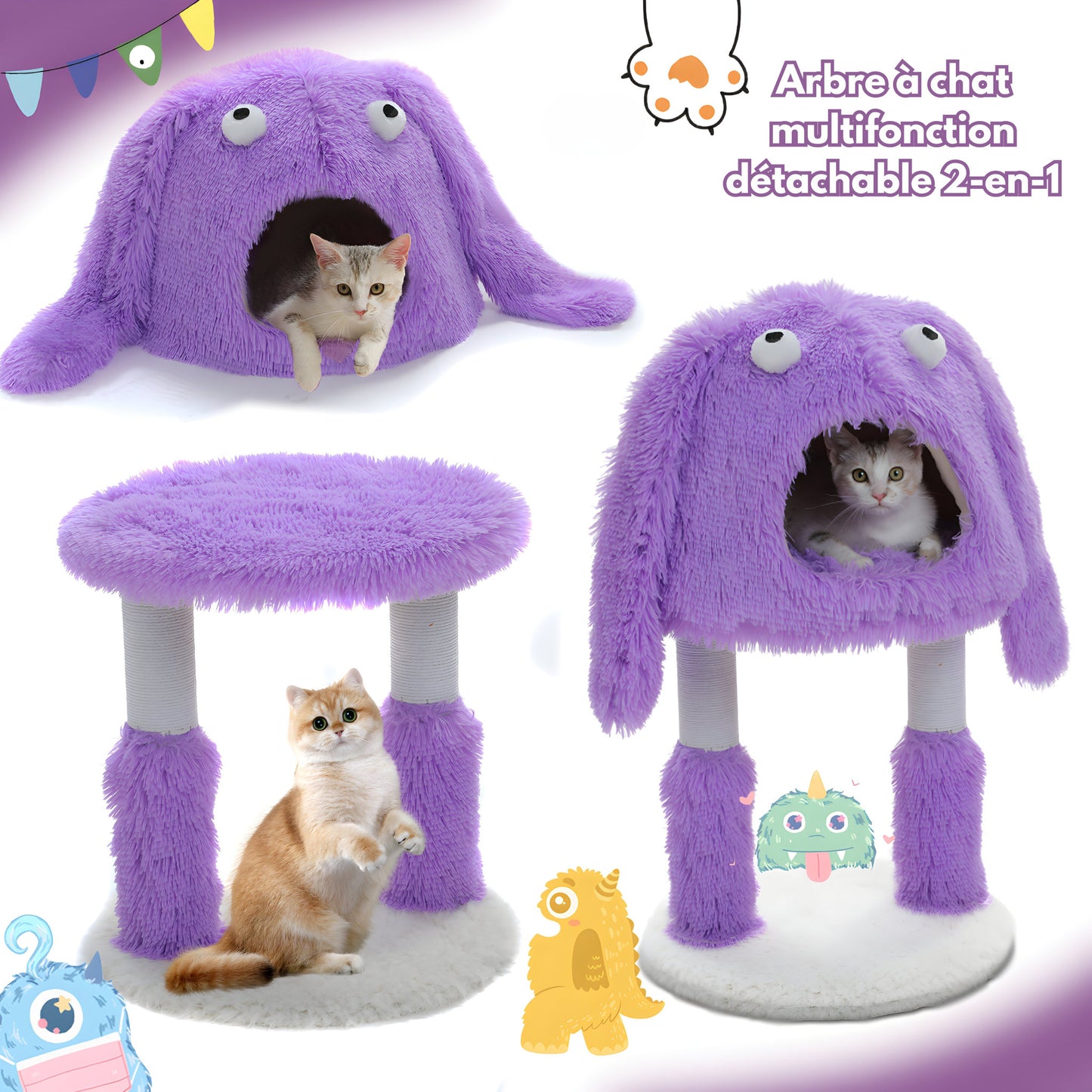 Petit Arbre à Chat Original 70 cm